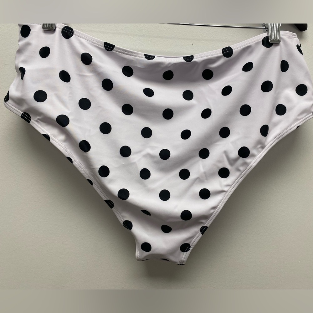 Polka Dot Swim Dress - Picture 6 of 8